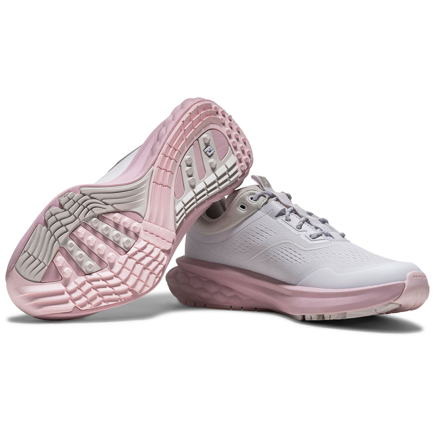 FootJoy Women's Quantum Golf Shoes White/Pink Lilac/Grey