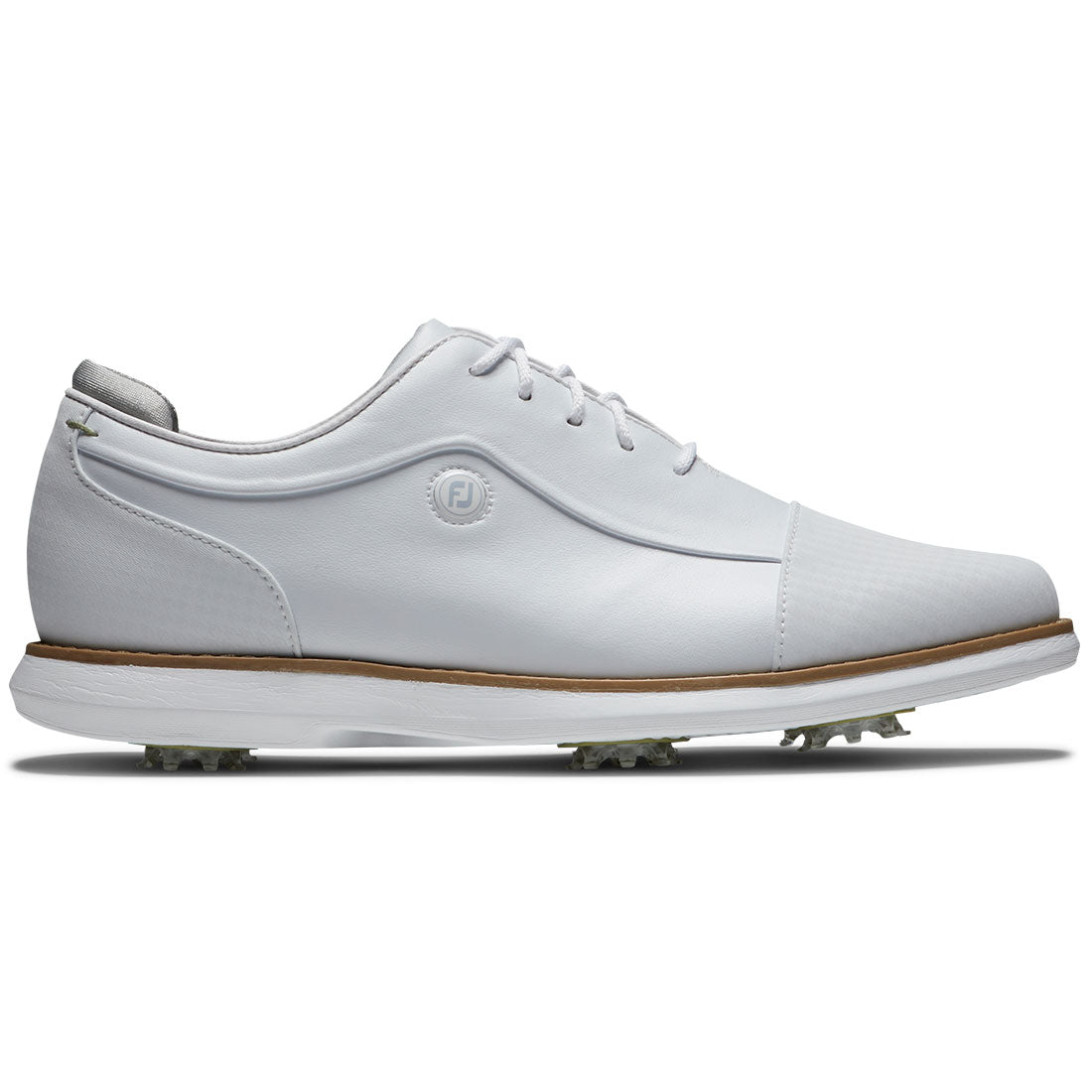 FootJoy Women's Traditions Cap Toe Golf Shoes White