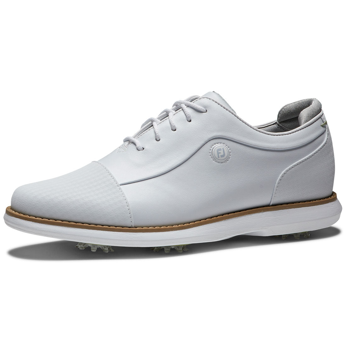 FootJoy Women's Traditions Cap Toe Golf Shoes White