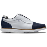 FootJoy Women's Traditions Cap Toe Golf Shoes Navy/White