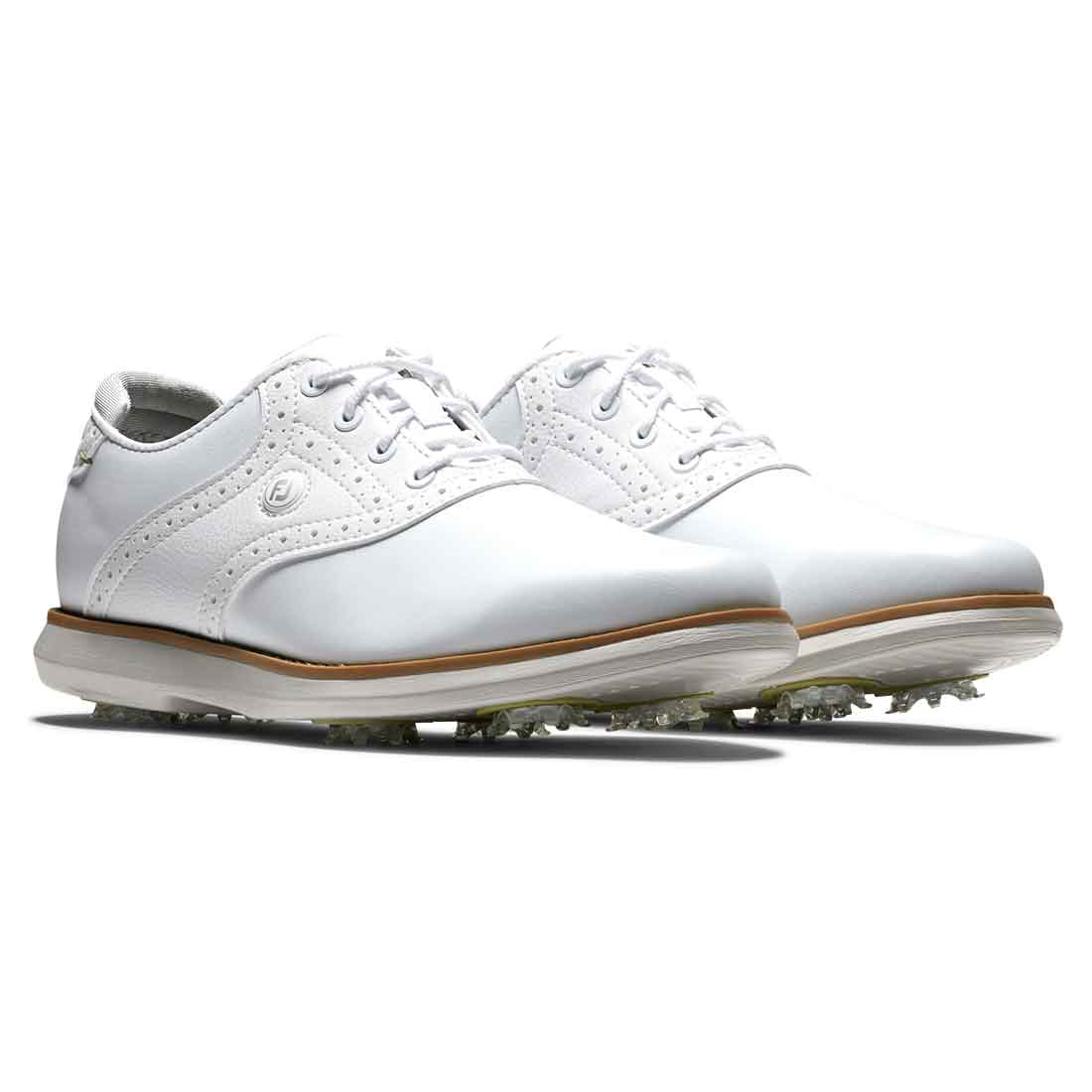 FootJoy Women's Traditions Saddle Golf Shoes White