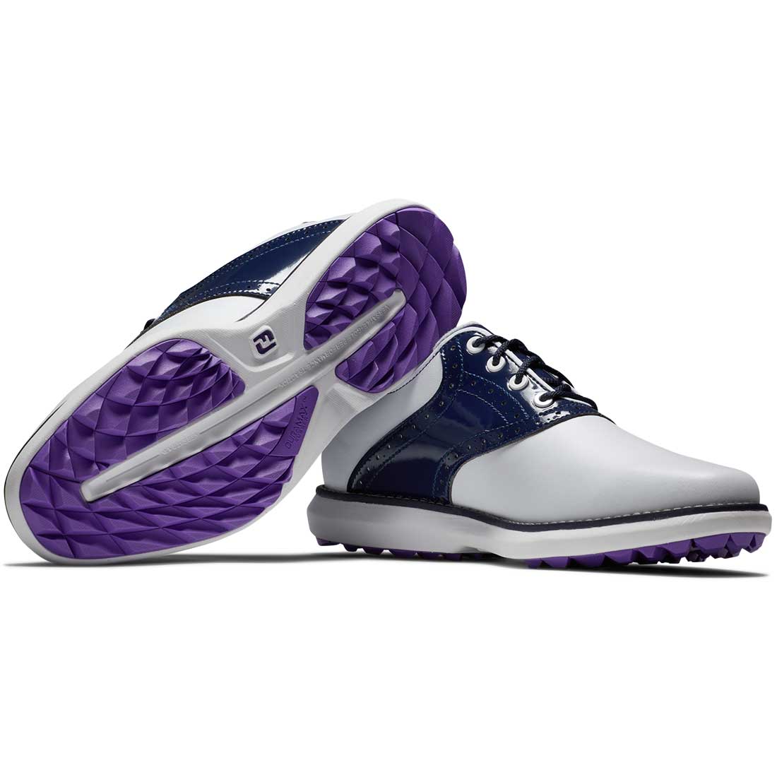 FootJoy Women's Traditions SL Golf Shoes White/Navy