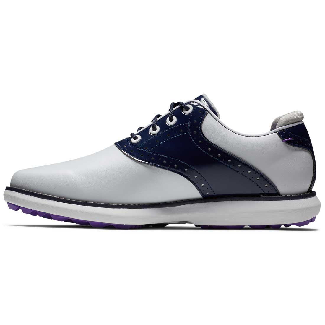 FootJoy Women's Traditions SL Golf Shoes White/Navy