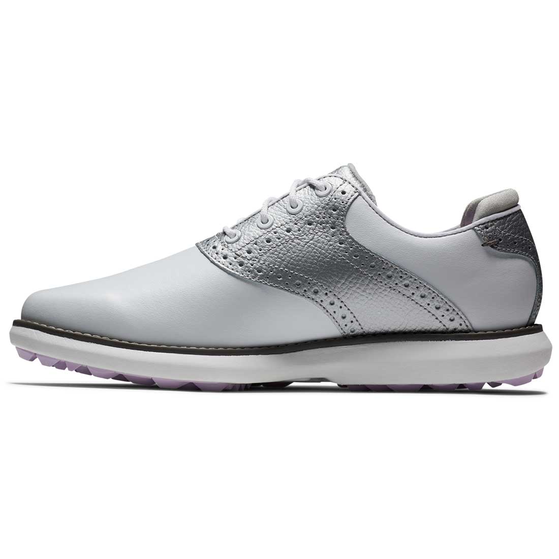 FootJoy Women's Traditions SL Golf Shoes White/Silver