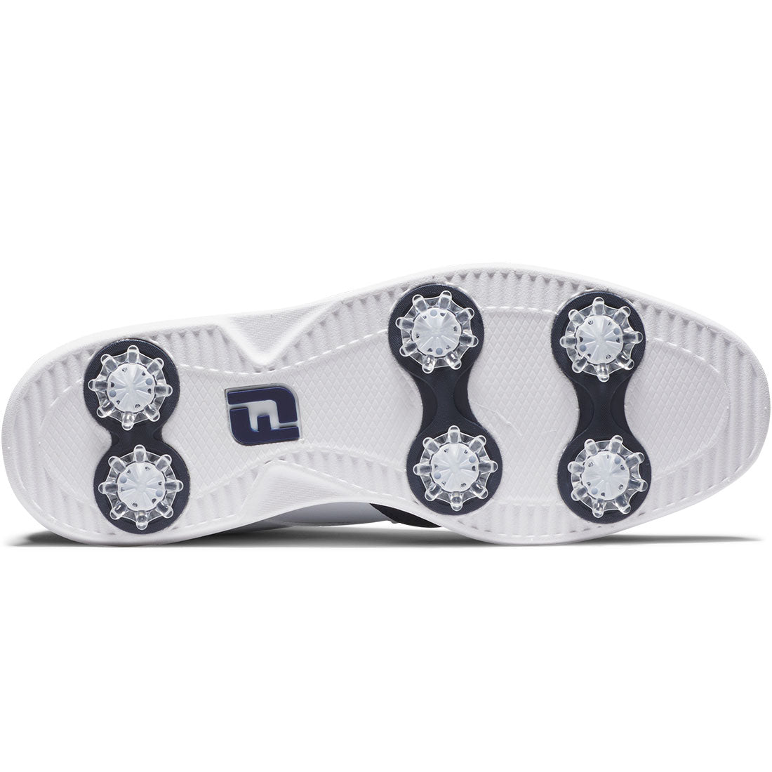 FootJoy Women's Traditions Wing Tip Golf Shoes White/Navy