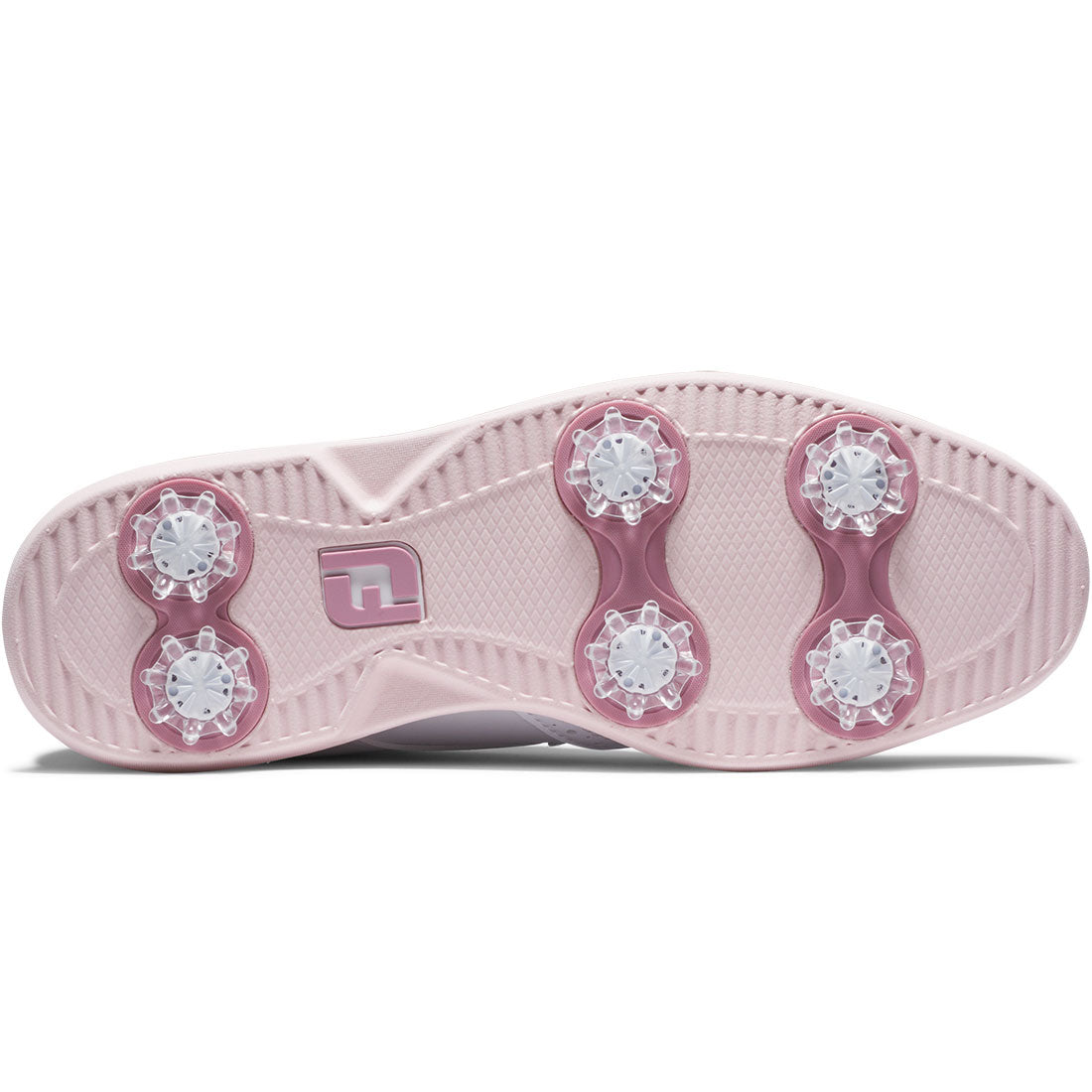 FootJoy Women's Traditions Wing Tip Golf Shoes White/Pink