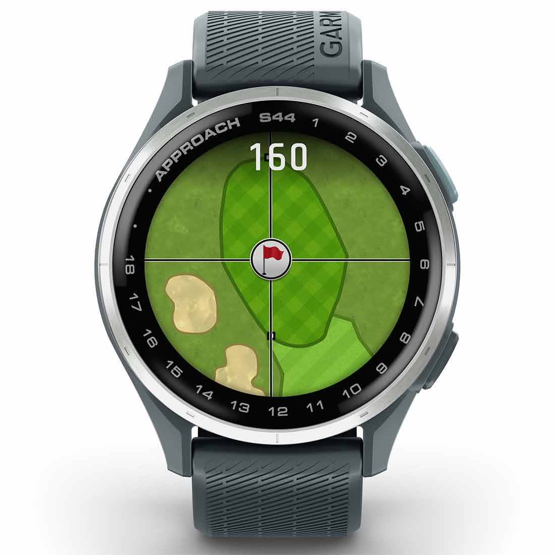 Lamshaw Compatible With Garmin Approach S44 Band 20mm Quick Release New Silicone Woven Line Adjustable Replacement Strap Compatible For Garmin Approach S50 S44 S42 S40 Smartwatch Black 1820738466