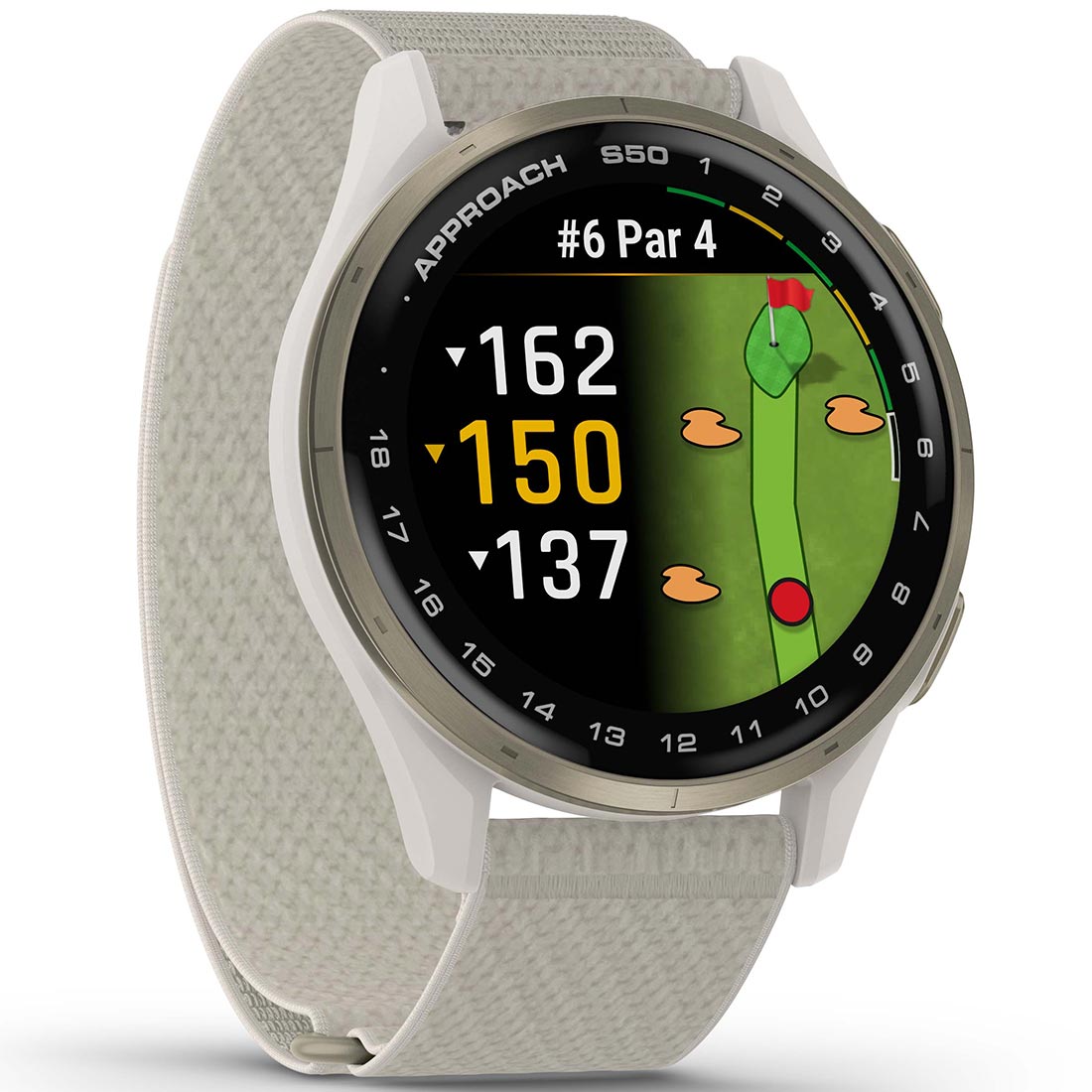 【新品】Garmin Approach S50 アイボリー Garmin Approach S50 GPS Golf Smart Watch – Golf Discount