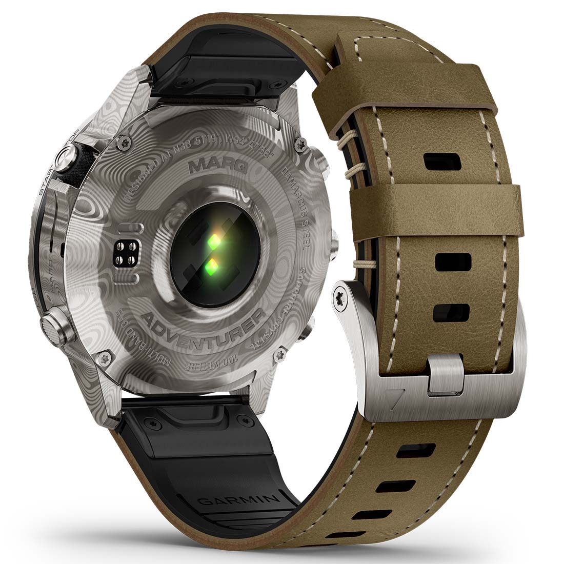 Garmin MARQ Adventurer (Gen 2) Modern Tool Smartwatch Damascus Steel Edition