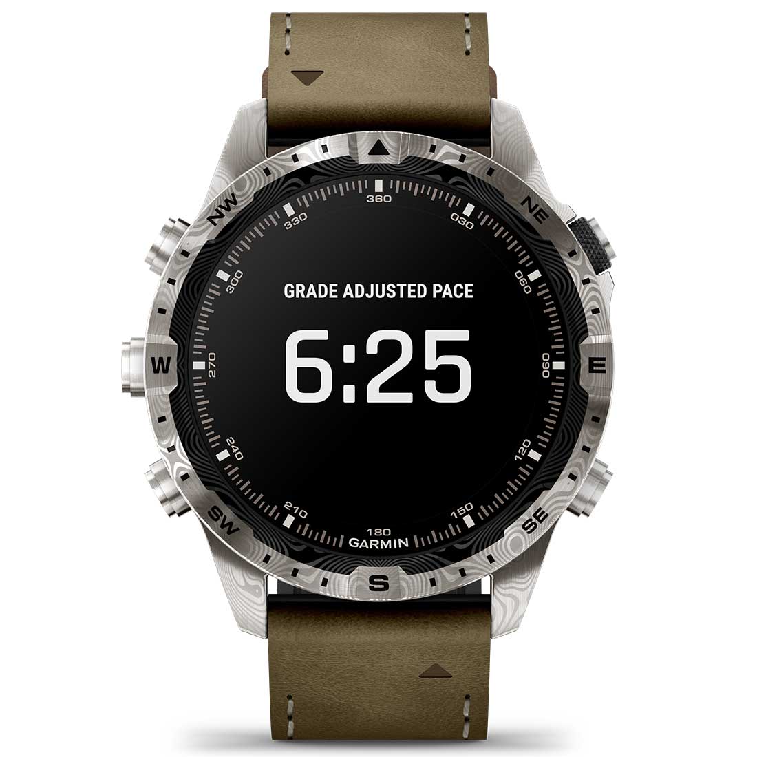 Garmin MARQ Adventurer (Gen 2) Modern Tool Smartwatch Damascus Steel Edition