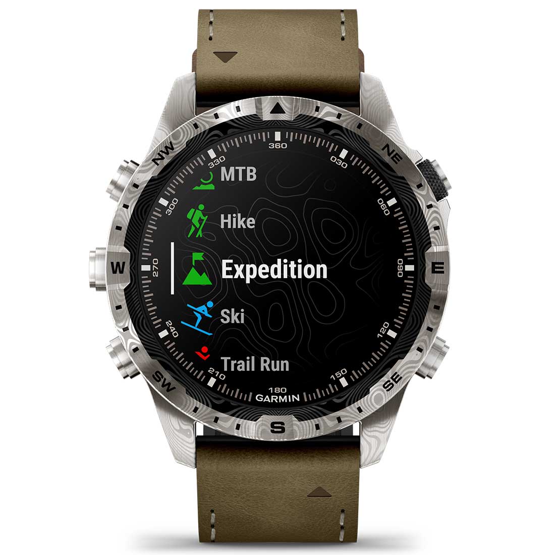 Garmin MARQ Adventurer (Gen 2) Modern Tool Smartwatch Damascus Steel Edition