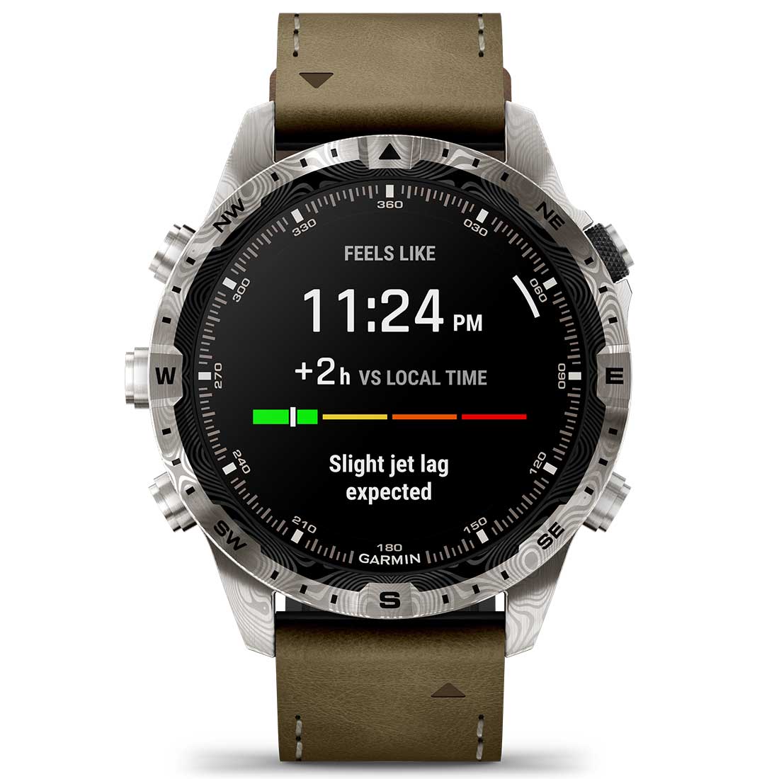 Garmin MARQ Adventurer (Gen 2) Modern Tool Smartwatch Damascus Steel Edition