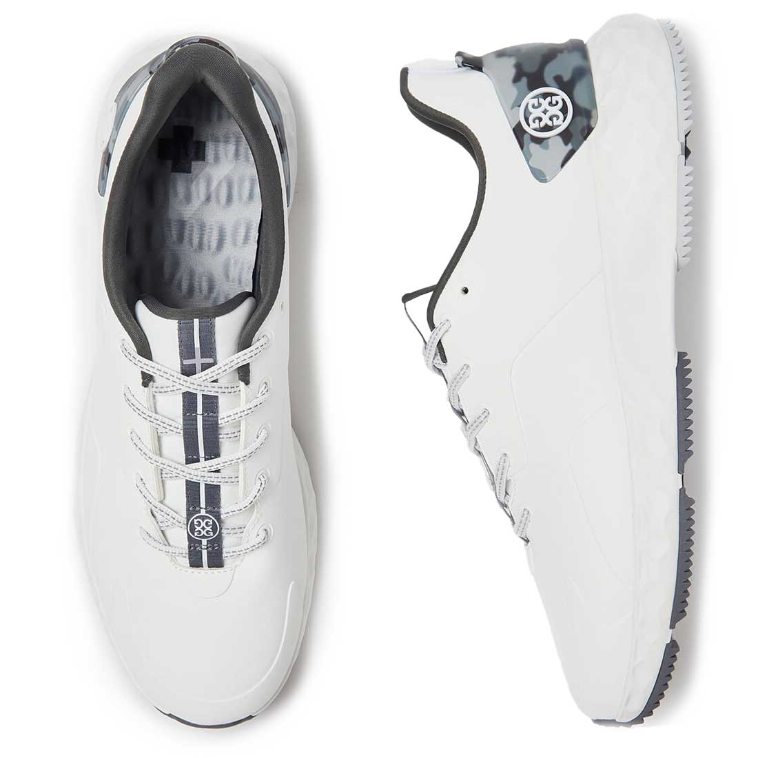 G/FORE MG4+ Camo Accent Golf Shoes Snow/Charcoal Camo