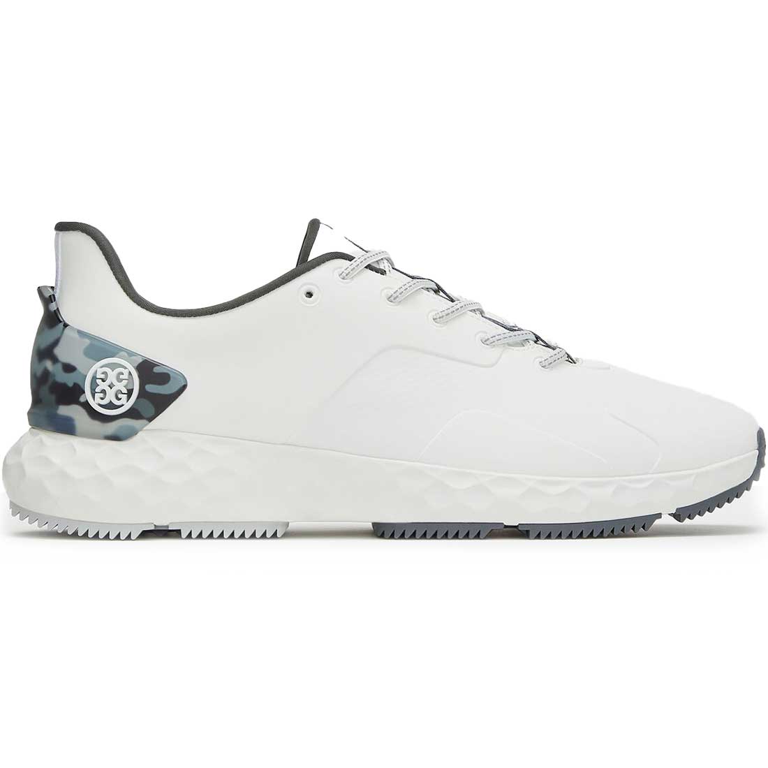 G/FORE MG4+ Camo Accent Golf Shoes Snow/Charcoal Camo