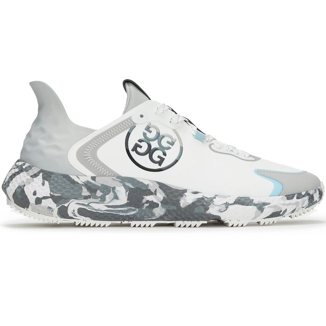 G/FORE MG4X2 Hybrid Cross Trainer Golf Shoes Grey Camo/Powder