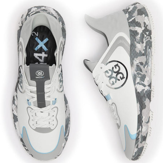 G/FORE MG4X2 Hybrid Cross Trainer Golf Shoes Grey Camo/Powder