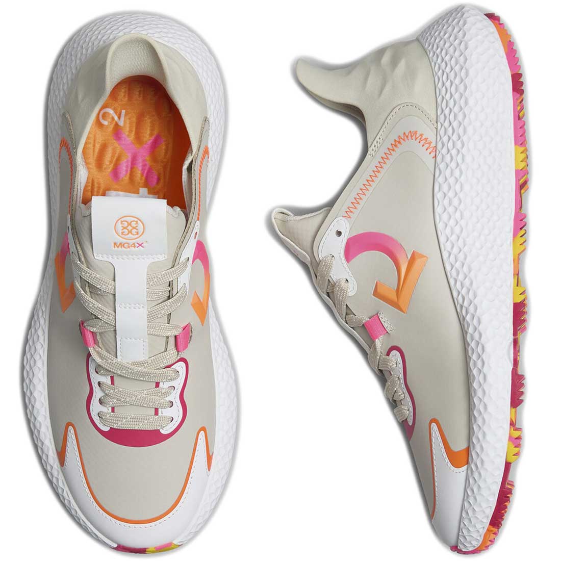 G/FORE Women's MG4X2 Hybrid Cross Trainer Golf Shoes Stone/Multi