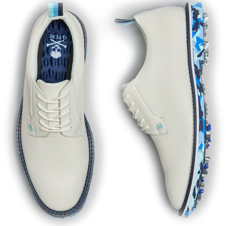 G/FORE Gallivan2r G/Lock Leather Golf Shoes Snow/Blue Camo – Golf