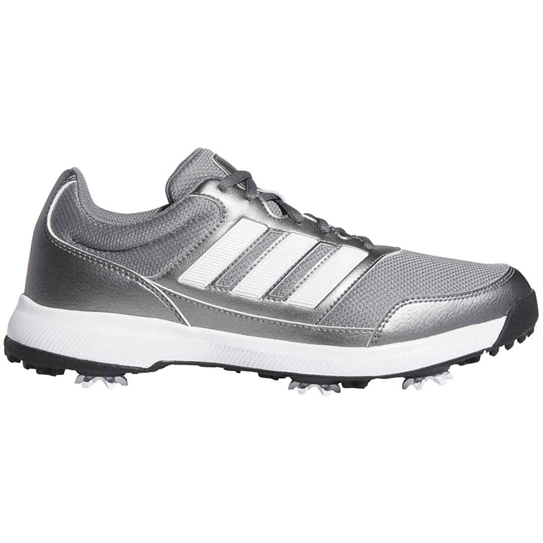 Adidas Tech Response 2.0 Golf Shoes Iron Metallic/White