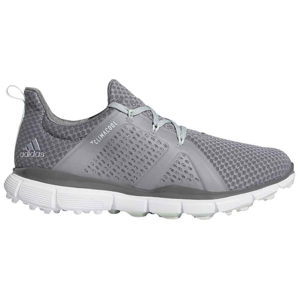 Adidas Women's Climacool Cage Golf Shoes Grey/Green – Golf Discount