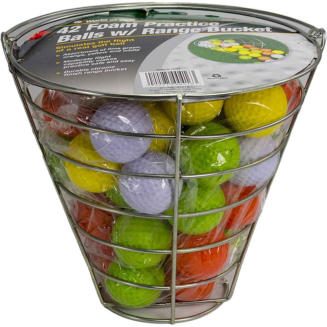 JEF World of Golf Foam Practice Balls