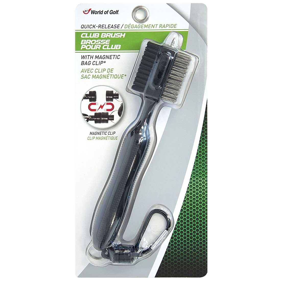 JEF World of Golf Quick Release Club Brush