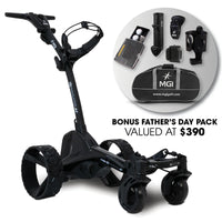 MGI Zip Navigator AT All Terrain Electric Golf Caddy Bundle