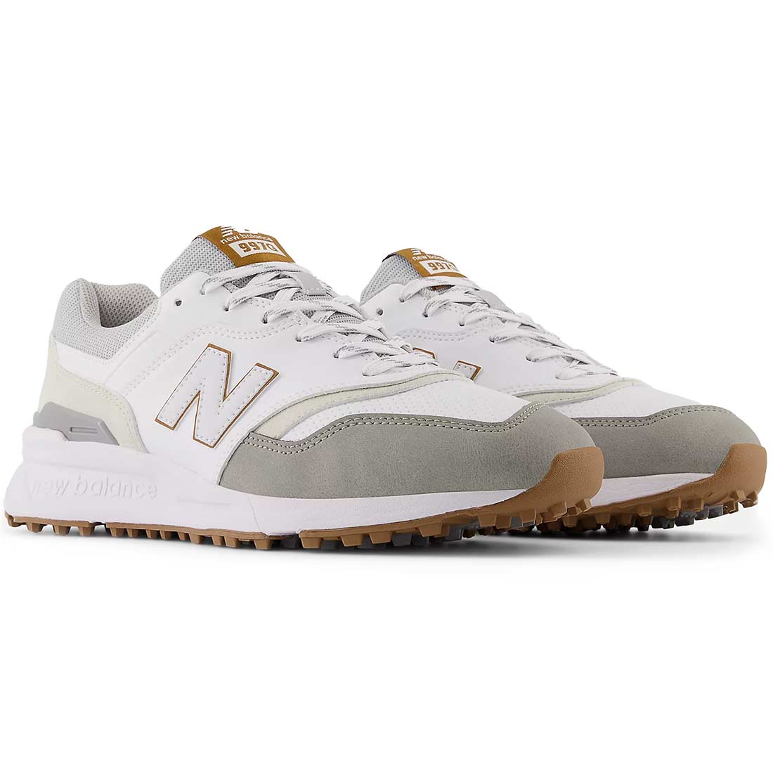 New Balance 997 SL Golf Shoes White/Grey