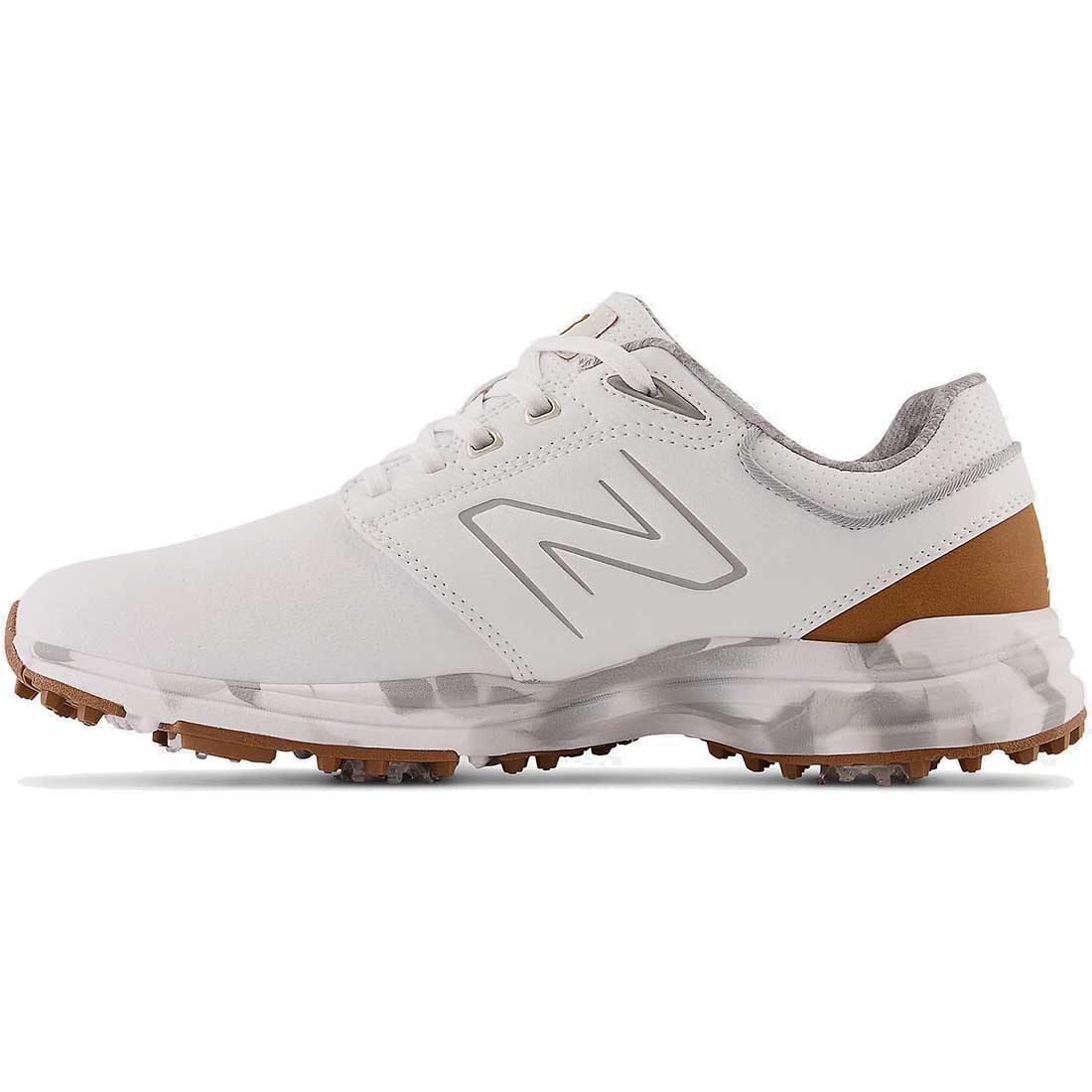 New Balance Brighton Golf Shoes White/Brown