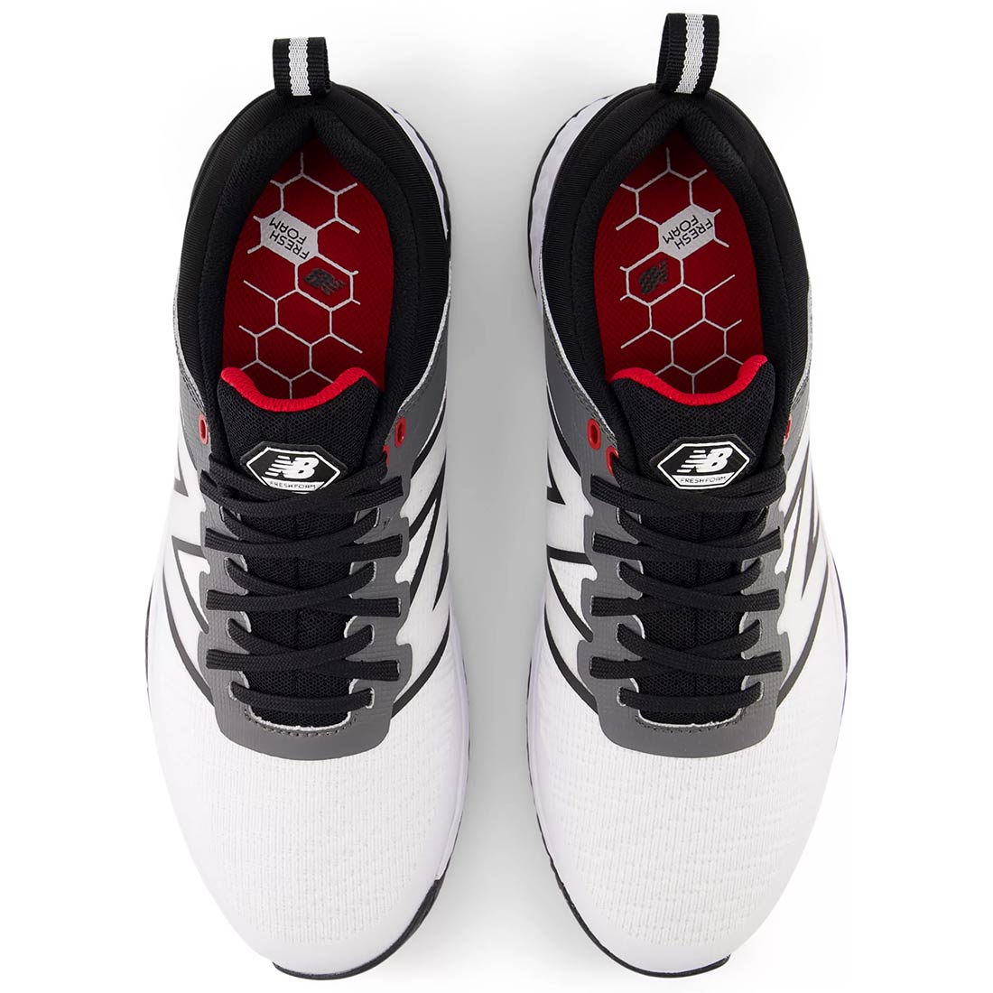 New Balance Fresh Foam Contend v2 Golf Shoes White/Black