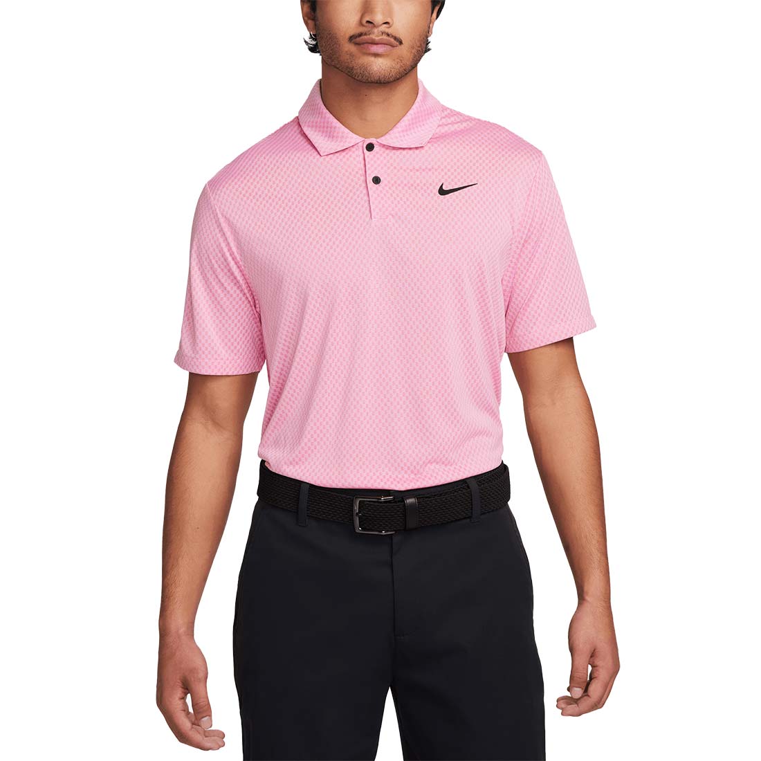 pink nike golf shirt