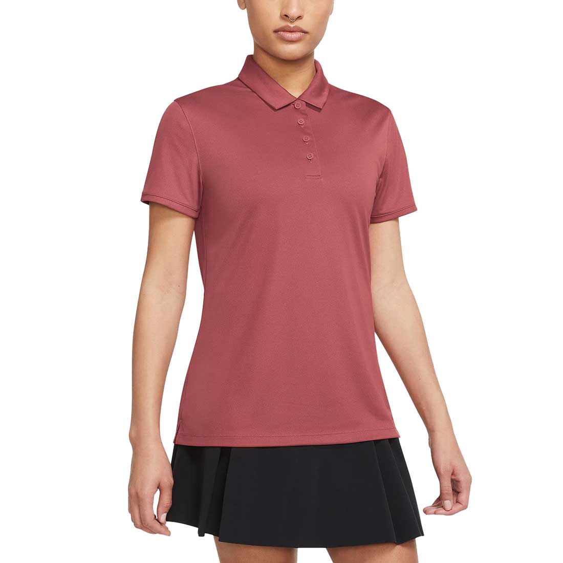 nike women's fairway short sleeve golf polo top