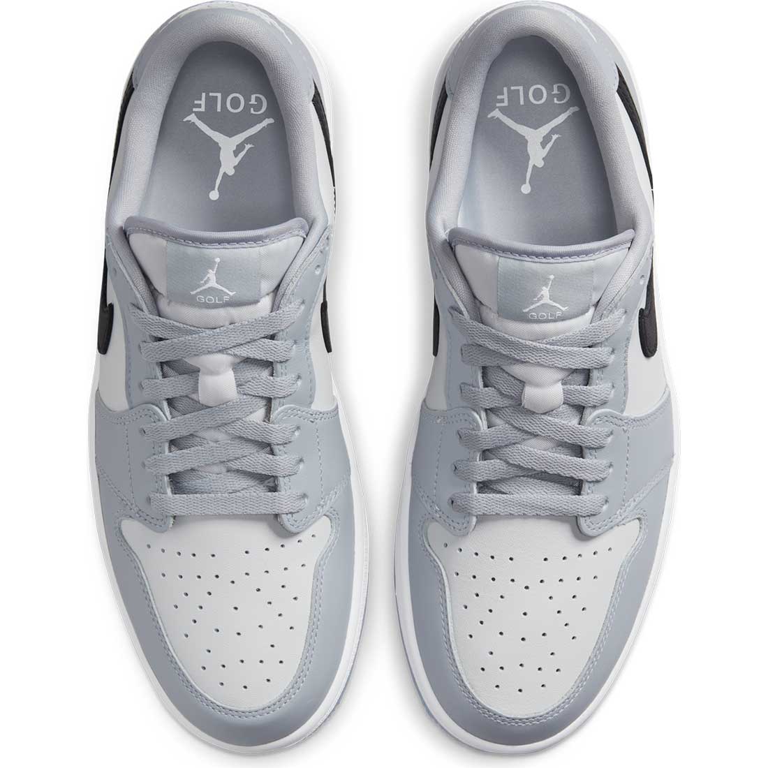 Nike Air Jordan 1 Low G Golf Shoes Wolf Grey/Black