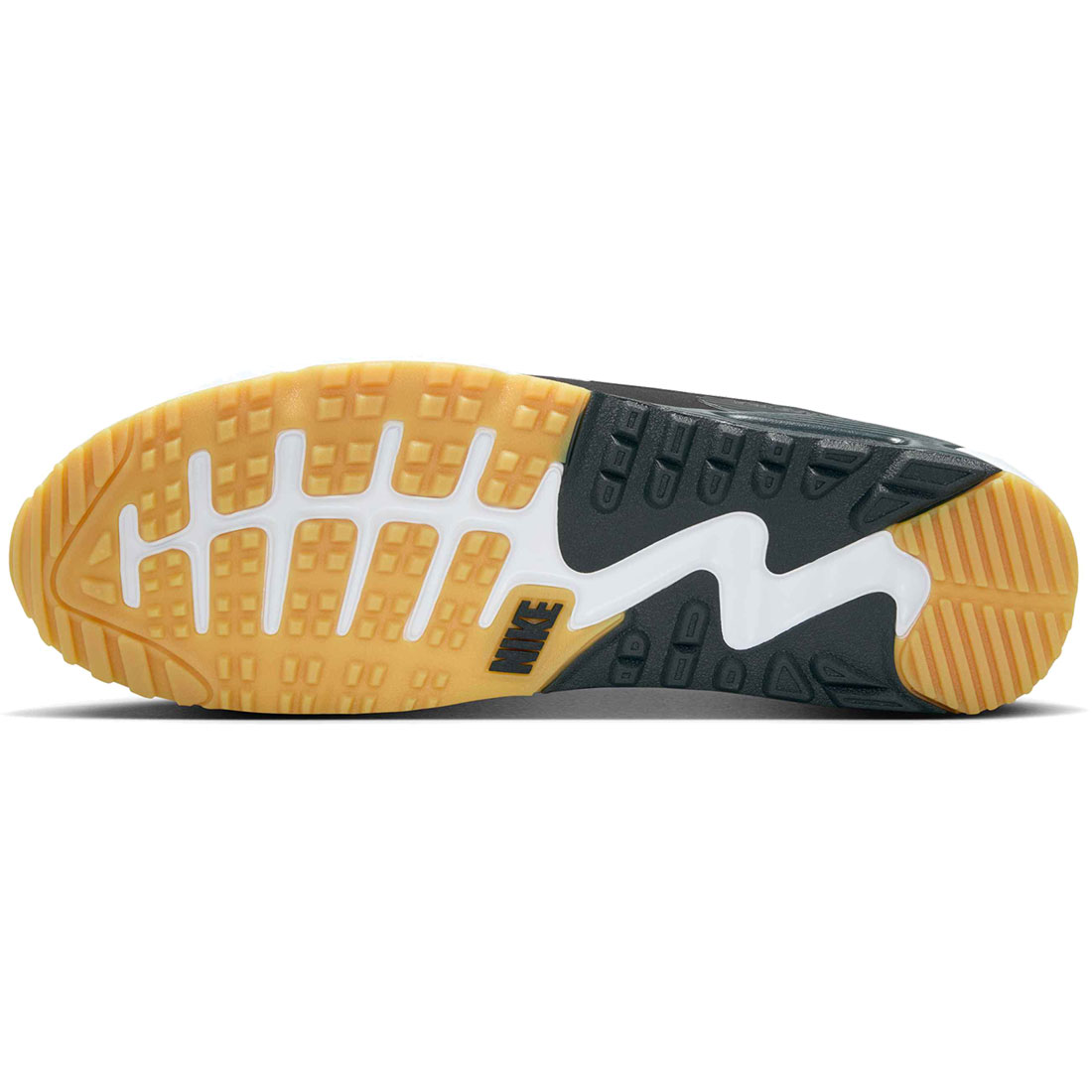 Nike Air Max 90 G Golf Shoes Black/White/Gum – Golf Discount