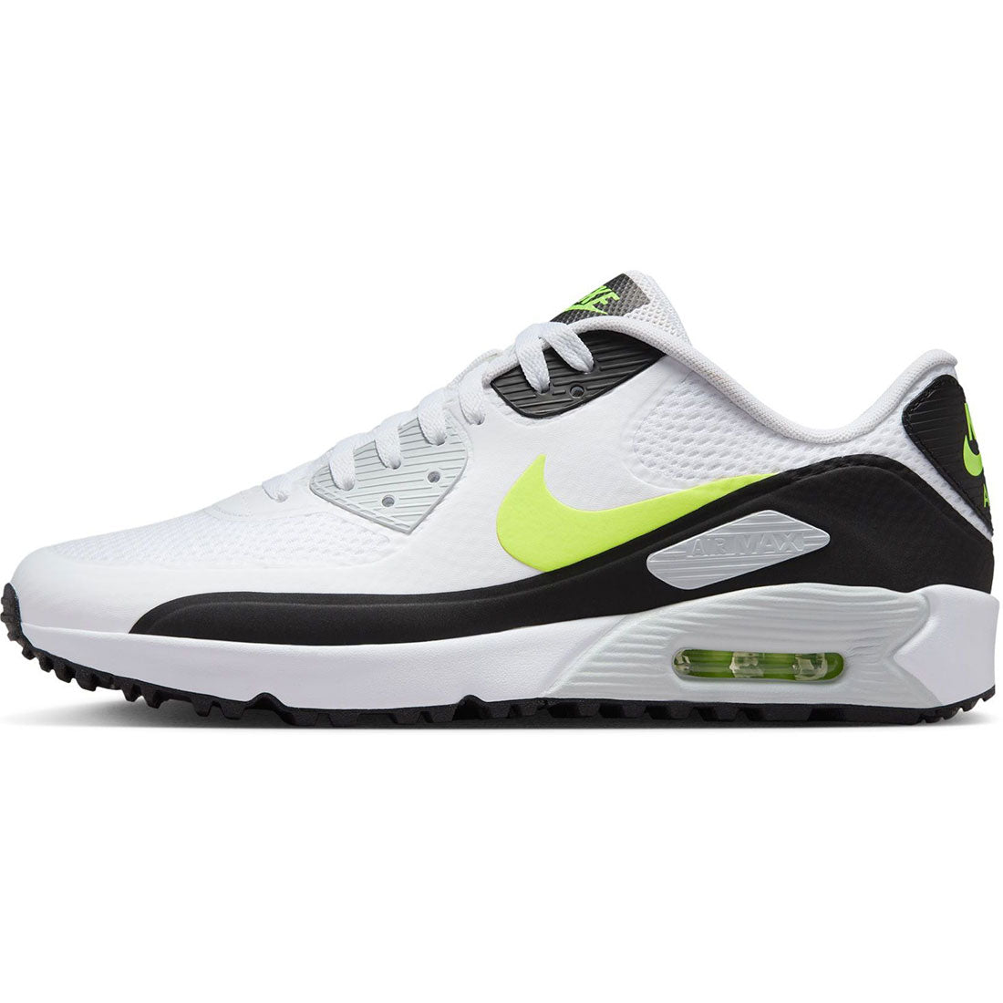 Nike Air Max 90 G Golf Shoes White/Hot Lime