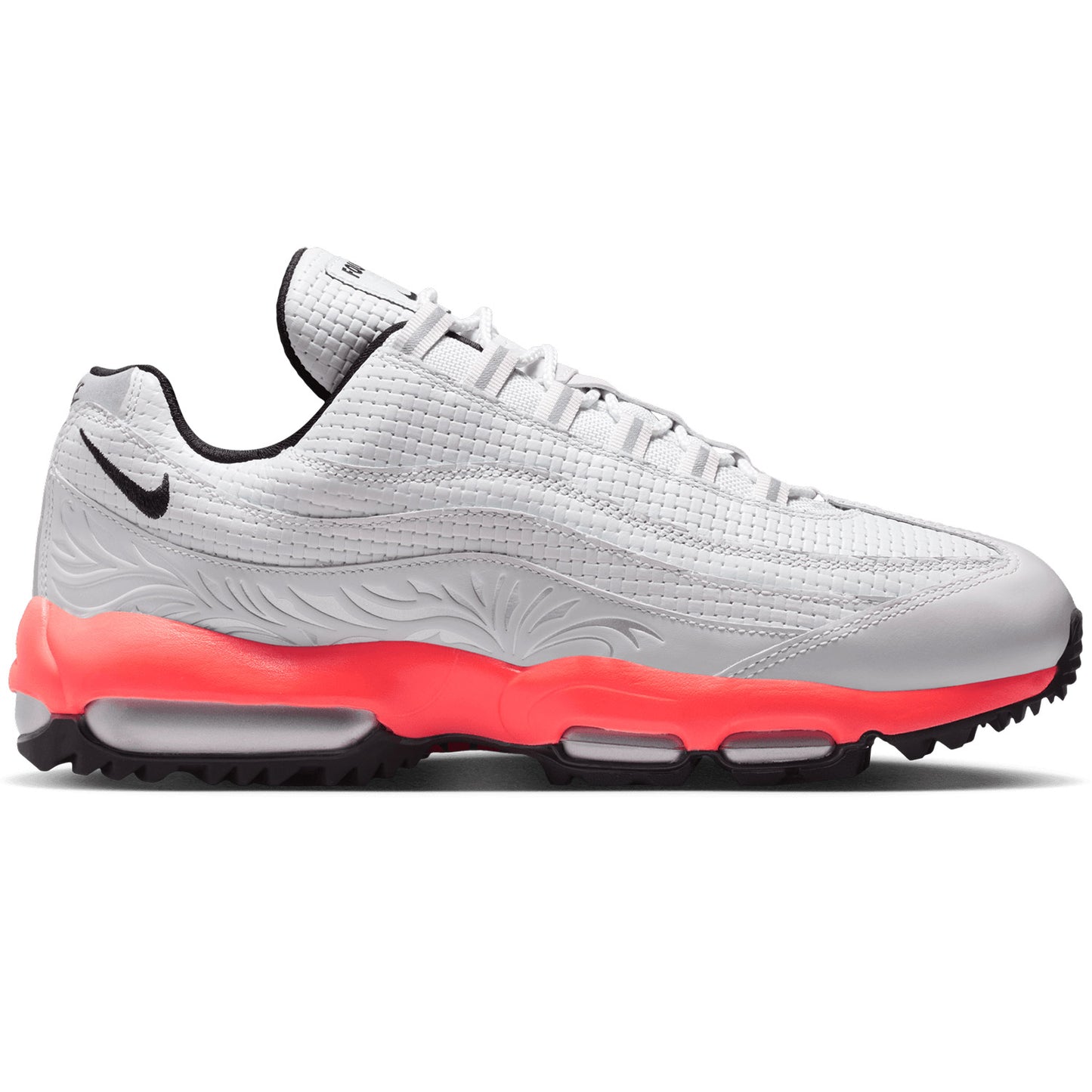 Nike Air Max '95 G NRG Golf Shoes Off-White/Black/Hot Lava