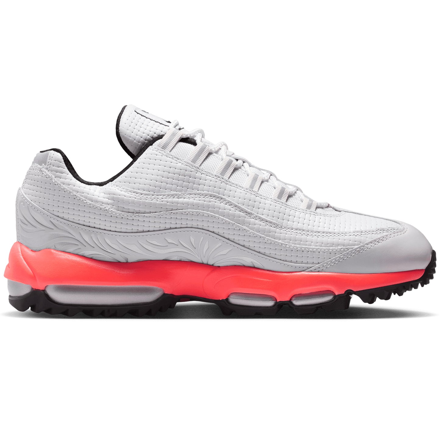 Nike Air Max '95 G NRG Golf Shoes Off-White/Black/Hot Lava