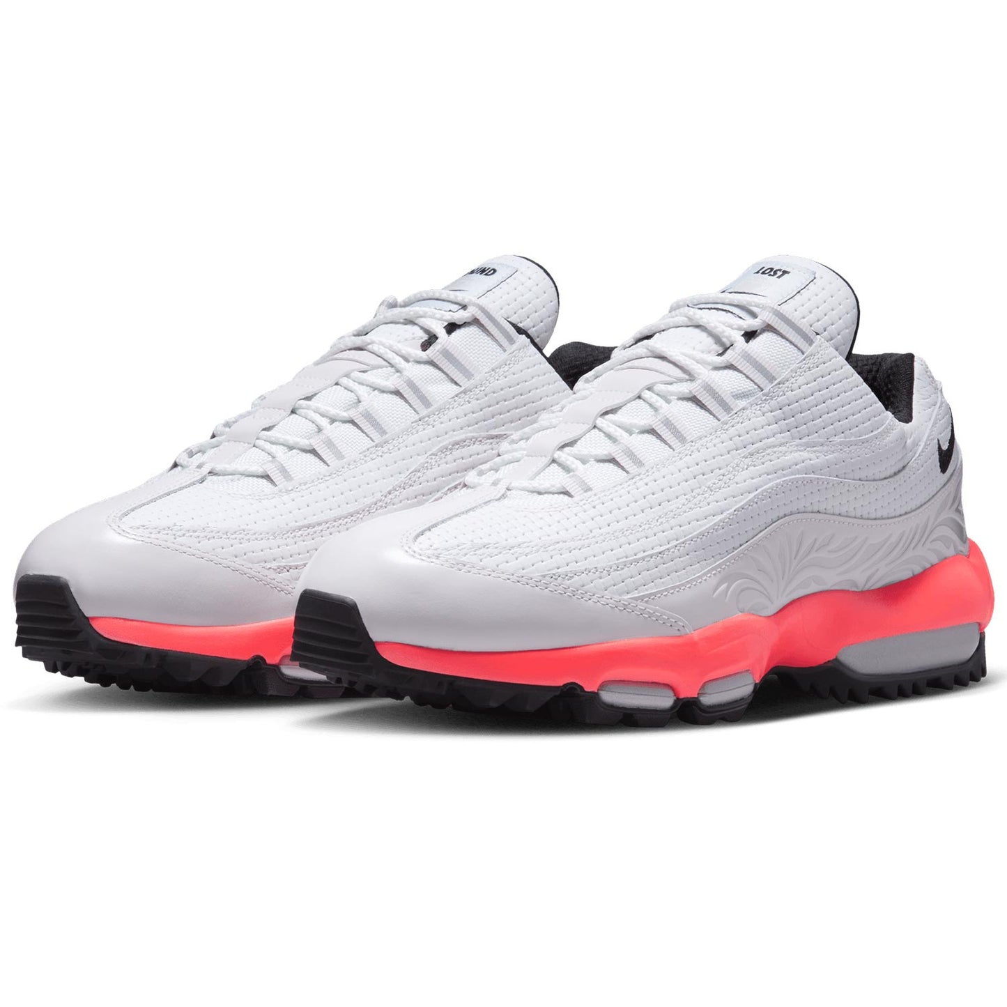 Nike Air Max '95 G NRG Golf Shoes Off-White/Black/Hot Lava