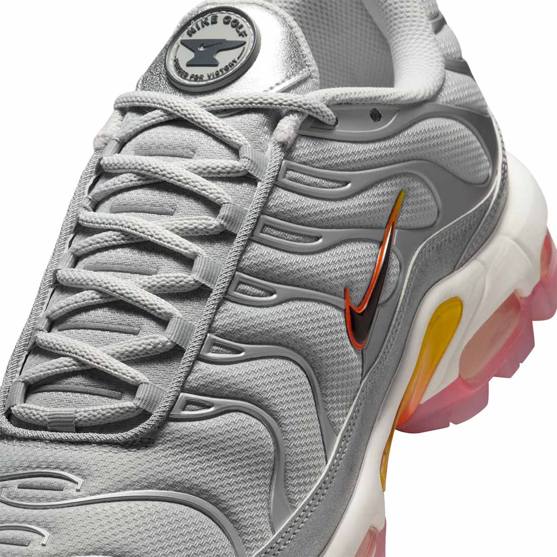 Nike Air Max Plus G NRG Golf Shoes Metallic Silver/Light Smoke Grey