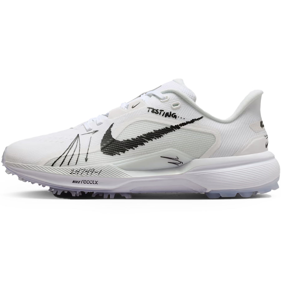 Nike Air Pegasus 1 Blueprint Golf Shoes White/Summit White/Metallic Silver/Black
