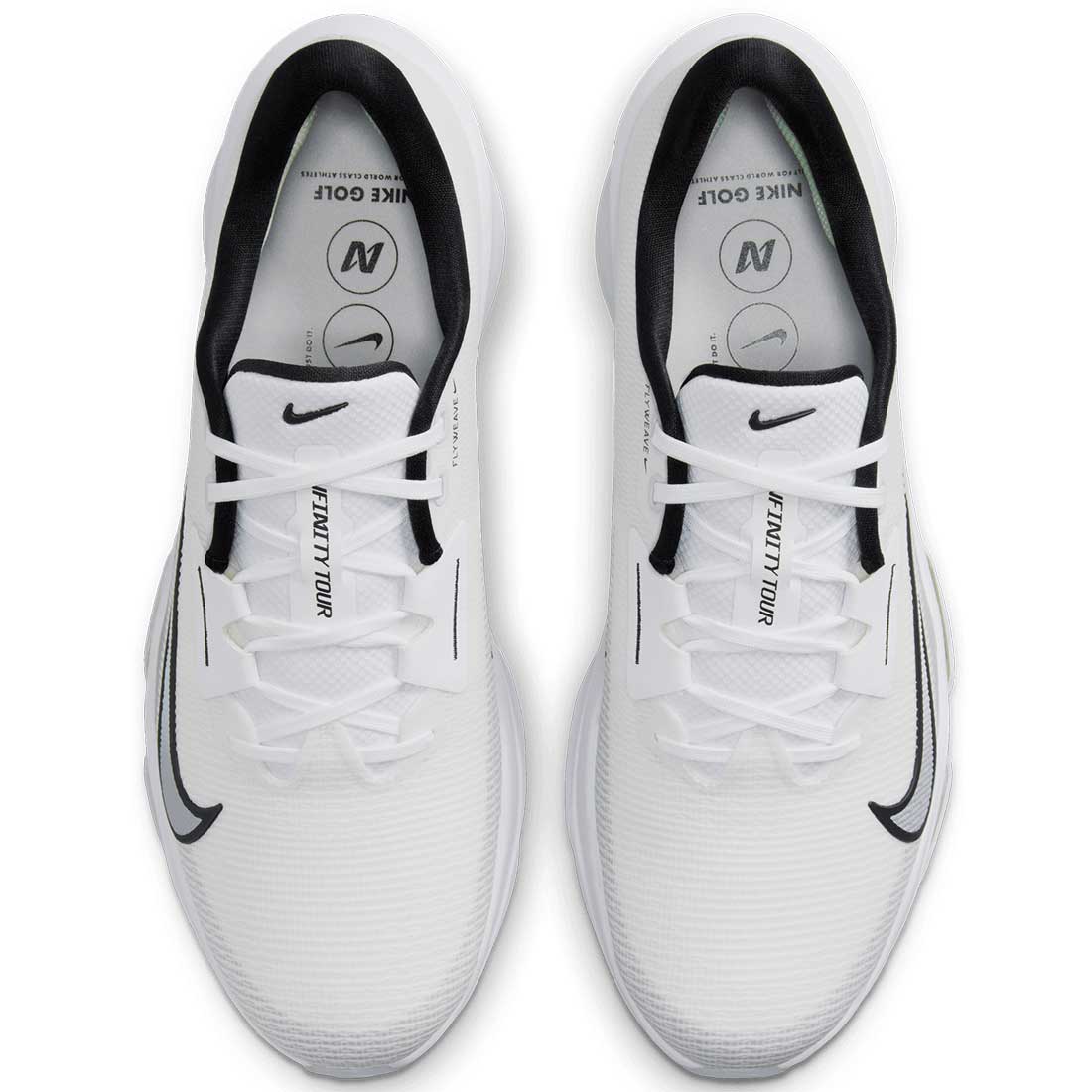 Nike Air Zoom Infinity Tour 2 Golf Shoes White/Black