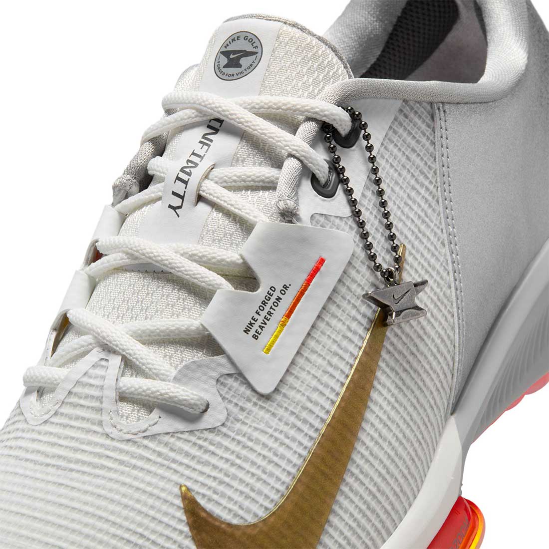 Nike Air Zoom Infinity Tour 2 NRG Golf Shoes Summit White/Metallic Silver