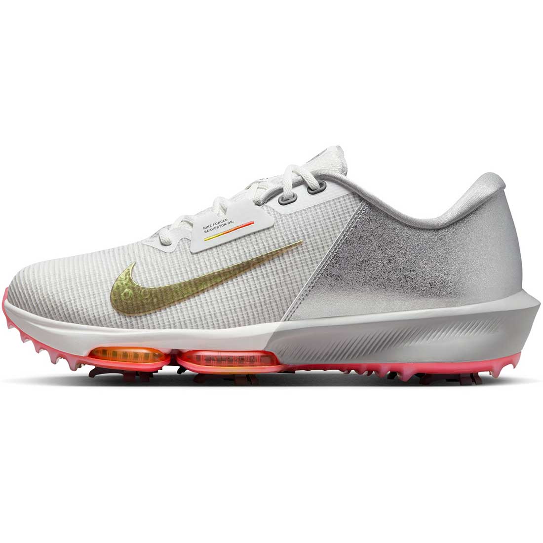 Nike Air Zoom Infinity Tour 2 NRG Golf Shoes Summit White/Metallic Silver