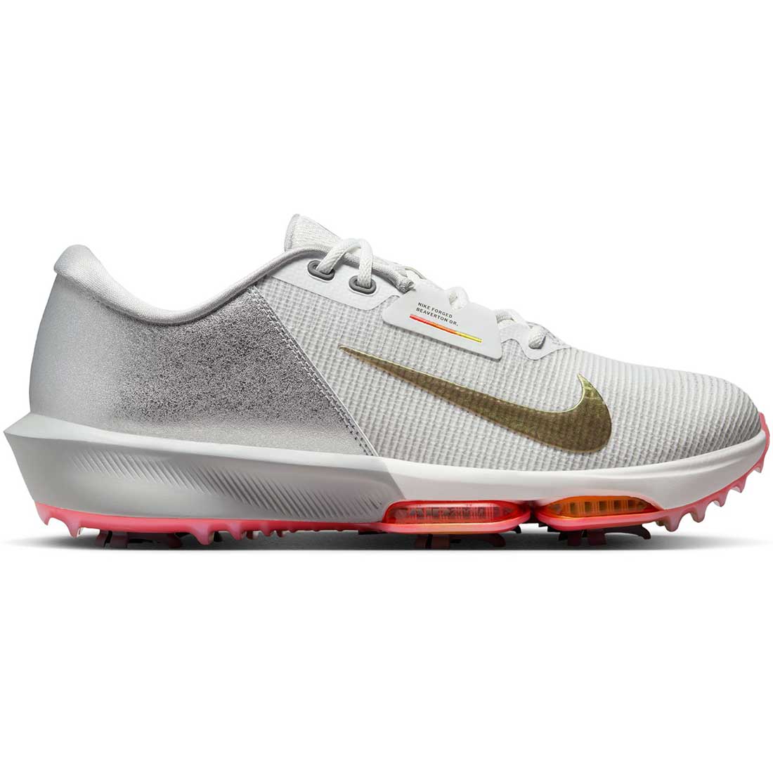 Nike Air Zoom Infinity Tour 2 NRG Golf Shoes Summit White/Metallic Silver