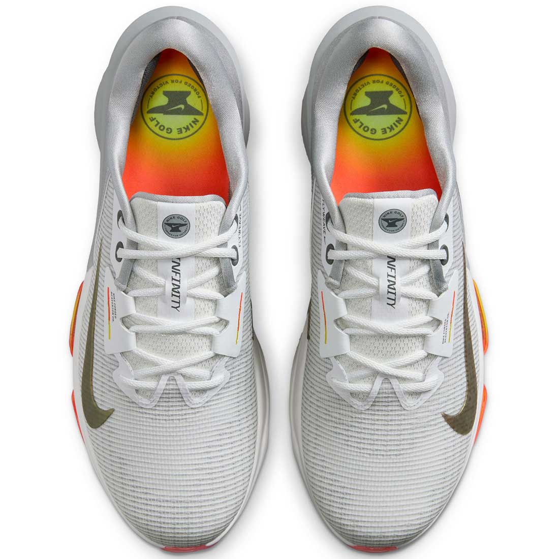 Nike Air Zoom Infinity Tour 2 NRG Golf Shoes Summit White/Metallic Silver