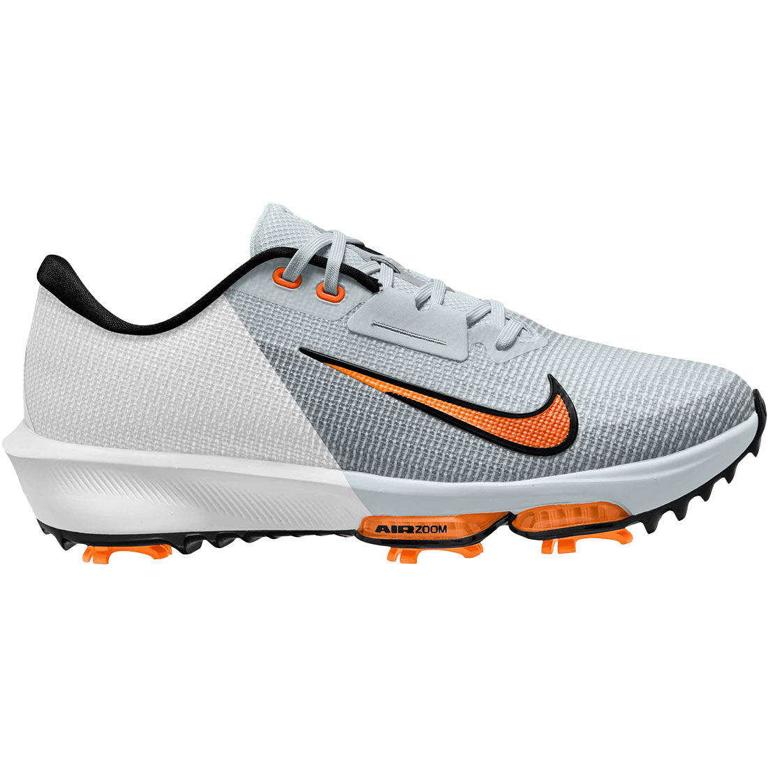 Nike Air Zoom Infinity Tour NEXT% 2 Golf Shoes Pure Platinum/Safety Orange