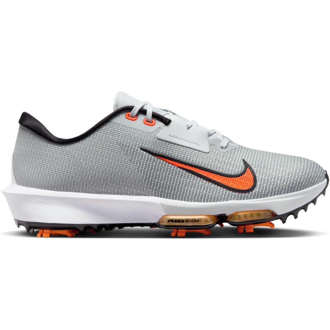 Nike Air Zoom Infinity Tour NEXT% 2 Golf Shoes Pure Platinum/Safety Orange