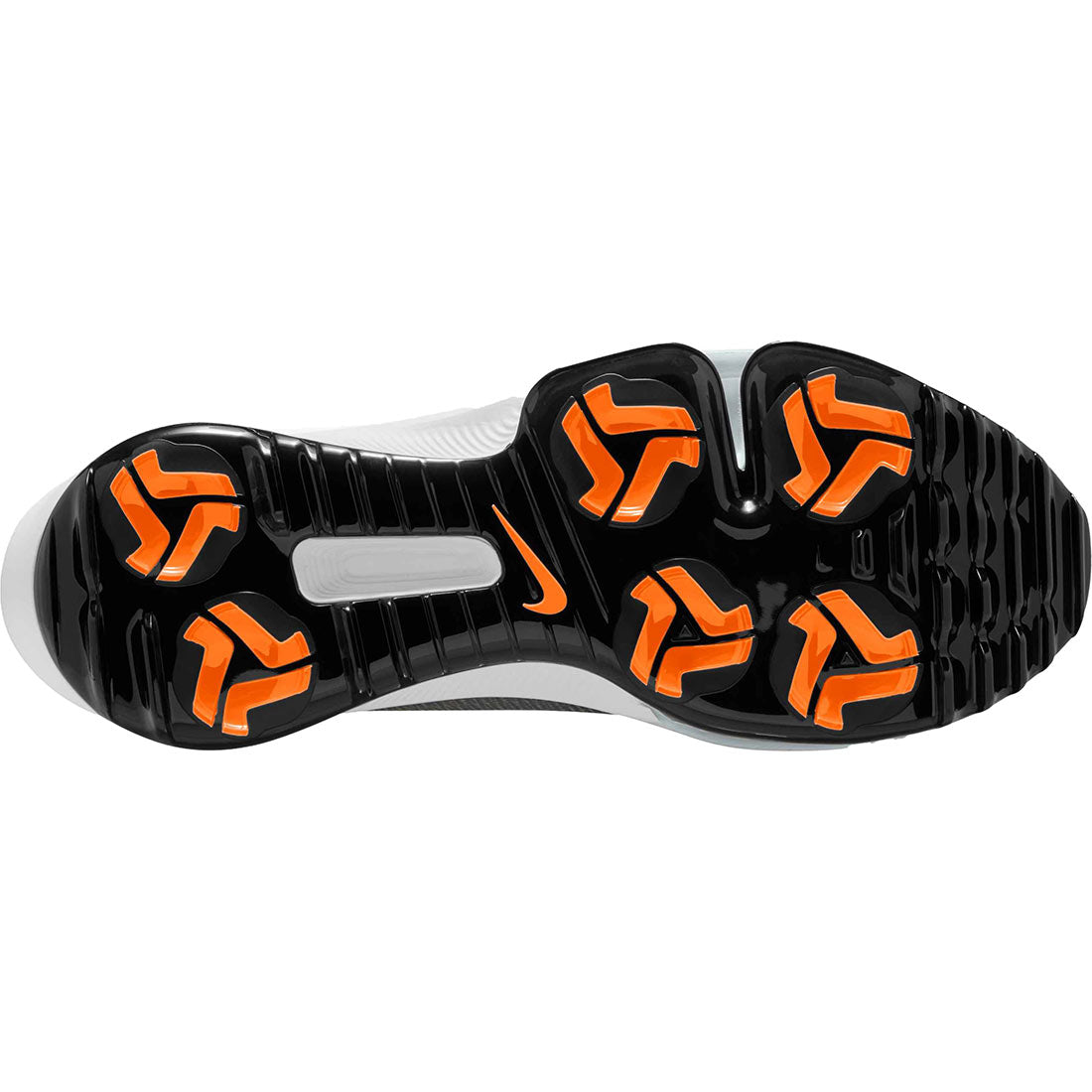 Nike Air Zoom Infinity Tour NEXT% 2 Golf Shoes Pure Platinum/Safety Orange