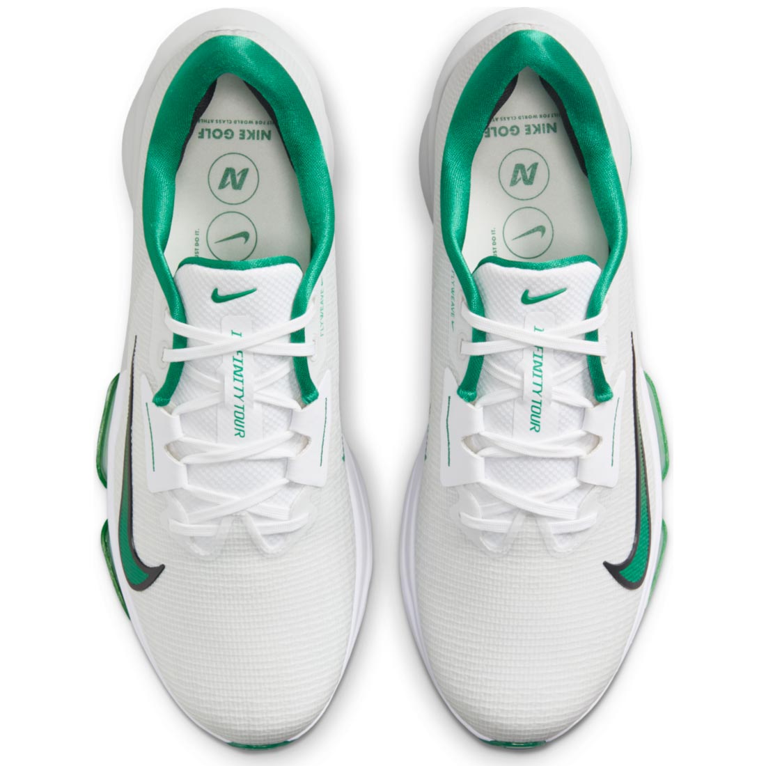 Nike Air Zoom Infinity Tour NEXT% 2 Golf Shoes White/Malachite