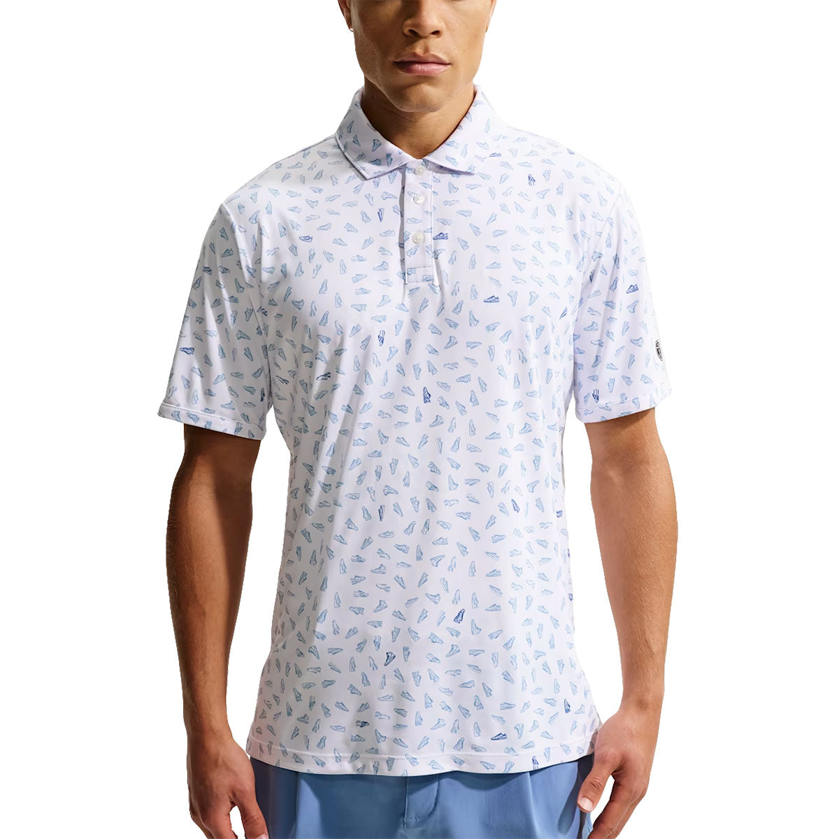 Nike Dri-FIT Shoe Print Golf Polo – Golf Discount